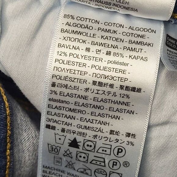 Levi's Jeans Women's Size 24W 720 High-Rise Super-Skinny Leg Denim Pants New wit - Picture 6 of 10